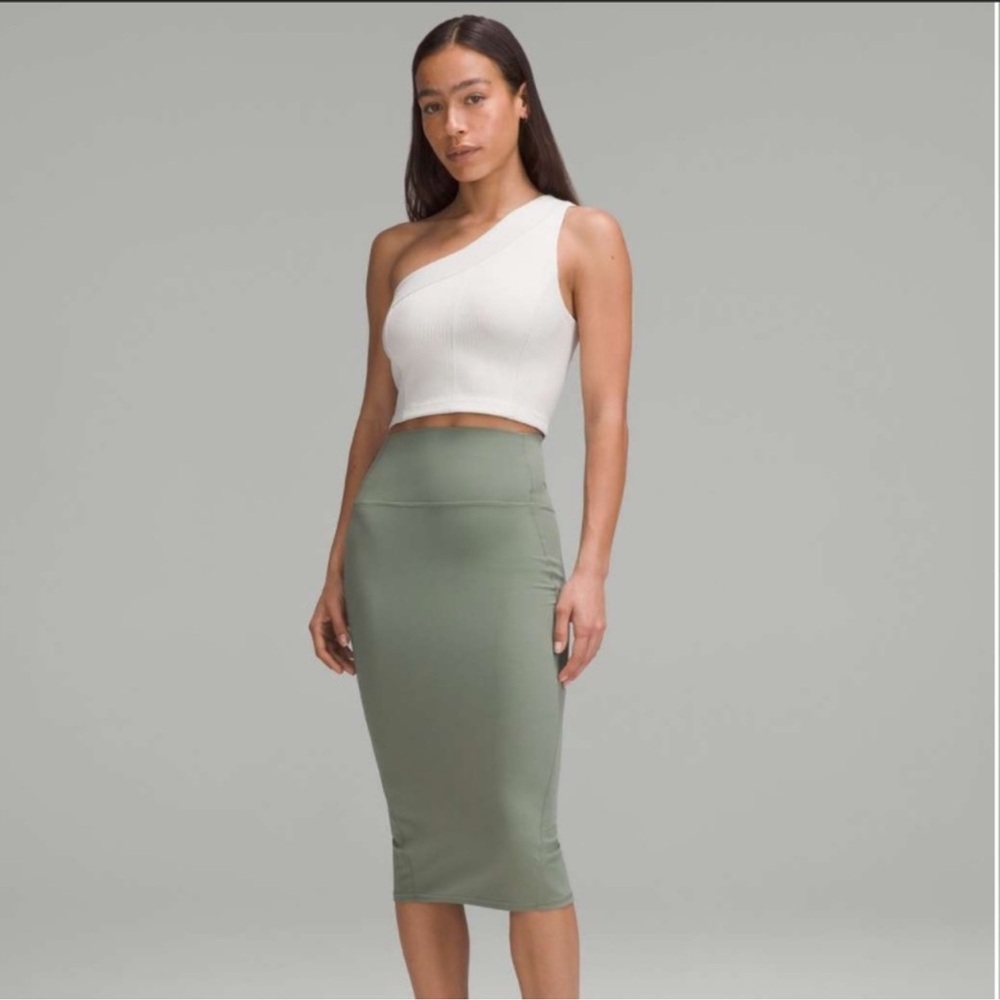 lululemon athletica Olive Green Pencil Skirt
